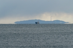 島が浮いて見える蜃気楼