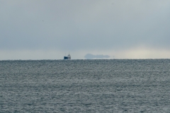 島が浮いて見える蜃気楼